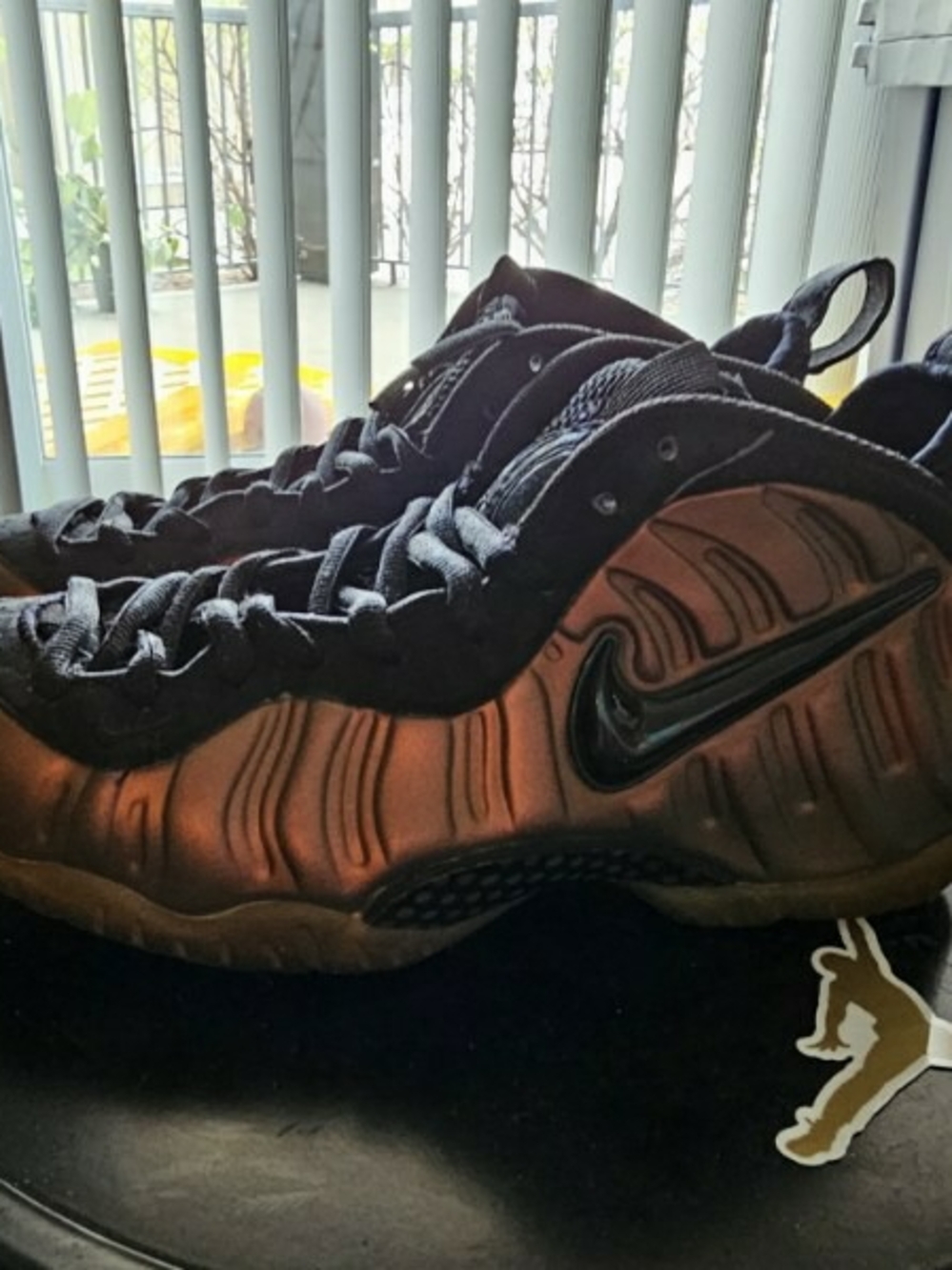 Nike Foamposite One Copper/Black Metallic Basketball Shoes